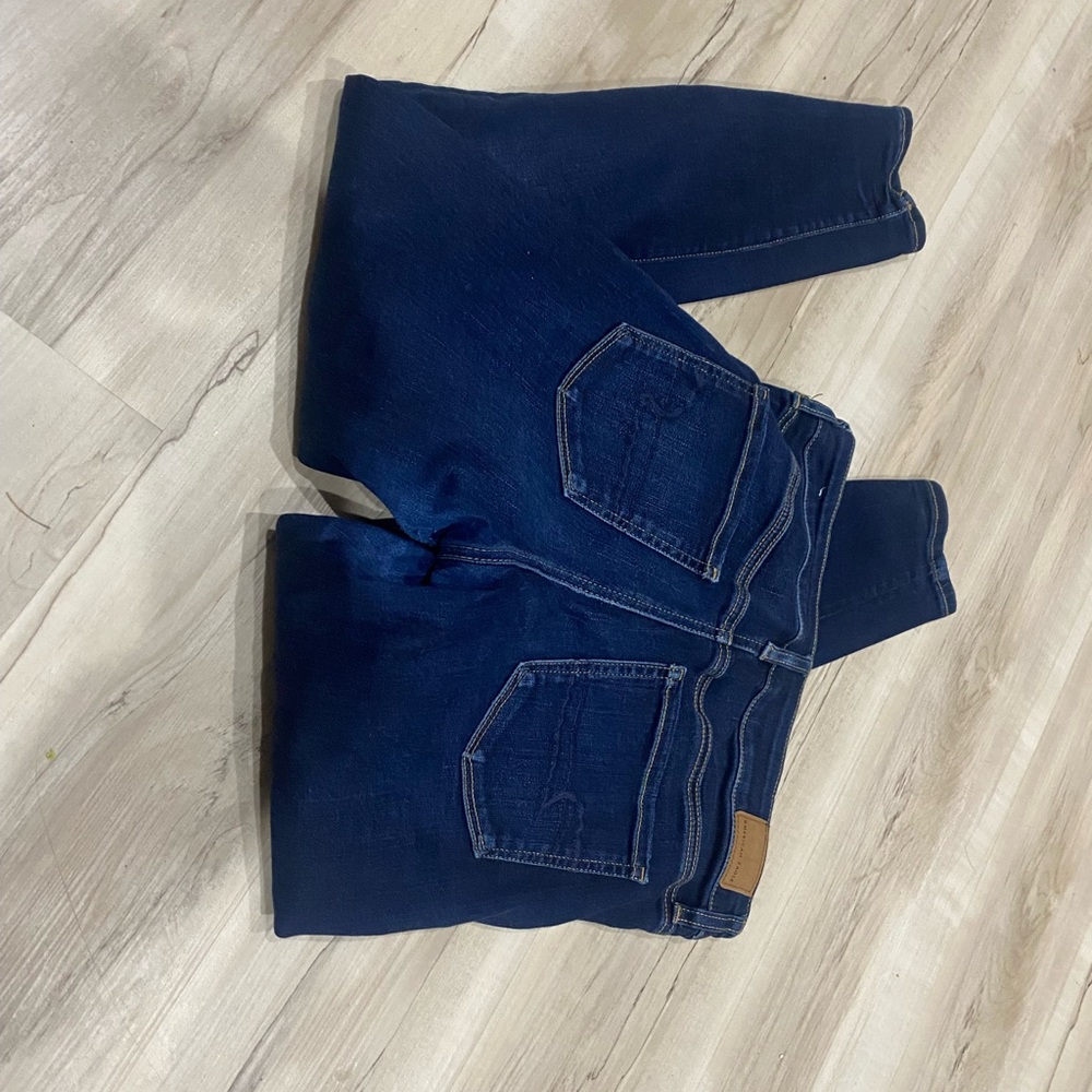 American Eagle Outfitters Dark Indigo Skinny Jeans-206 - Picture 5 of 6